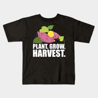 Sweet Potato farmer - Plant Grow Harvest w Kids T-Shirt